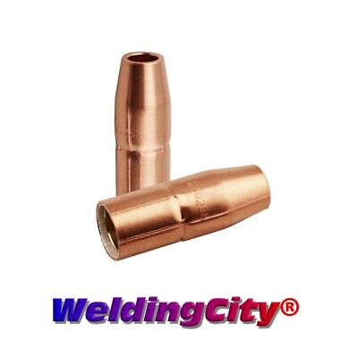 Weldingcity® 2-pk Mig Welding Gun Nozzle 200258 1/2" For Miller M-25/m-40 Hobart