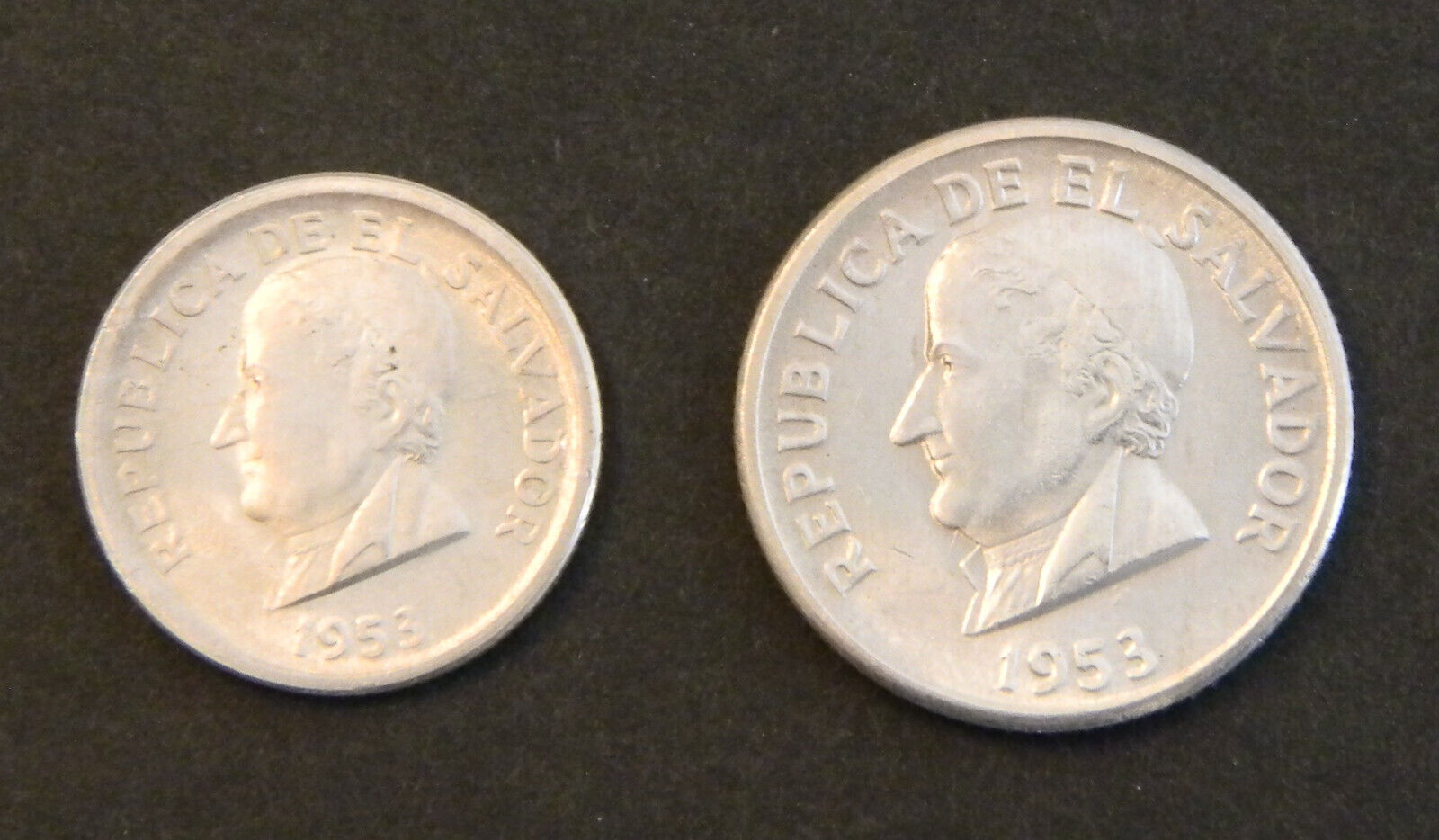 El Salvador 25 & 50 Centavos 1953; K-137, 138